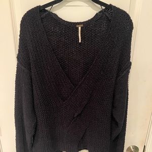Free People Coco V-Neck Knit Sweater